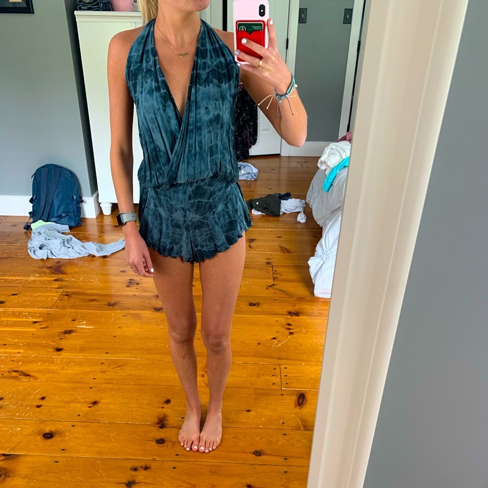 Womens tye dye romper / coverup